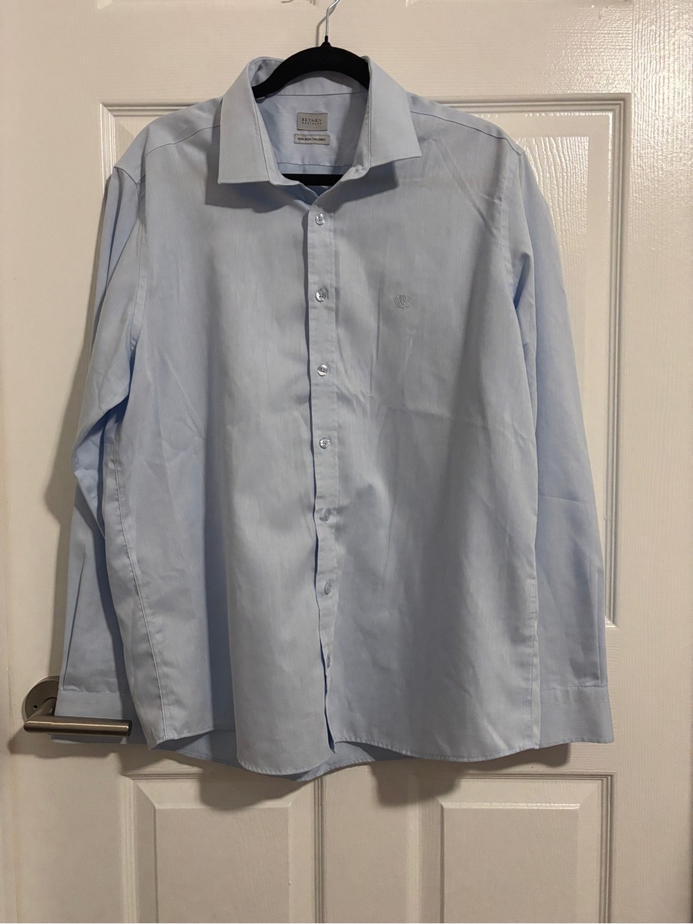 Beymen Business XL Light Blue Men’s Non-iron Luxury Cotton Dress Shirt